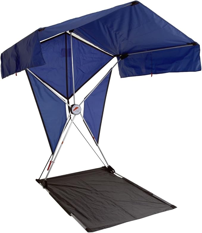 Bandanna Shade set up — cobalt blue