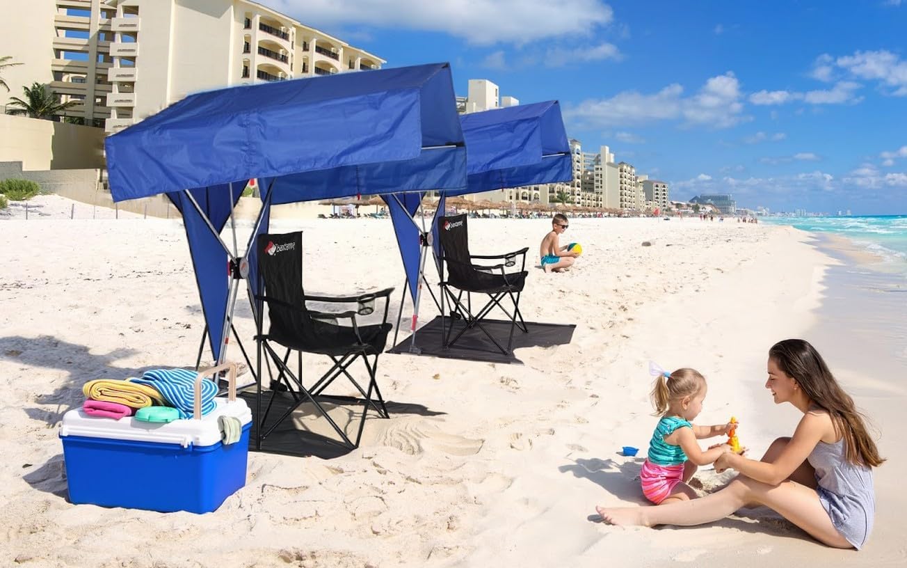 Bandanna Shade on the beach